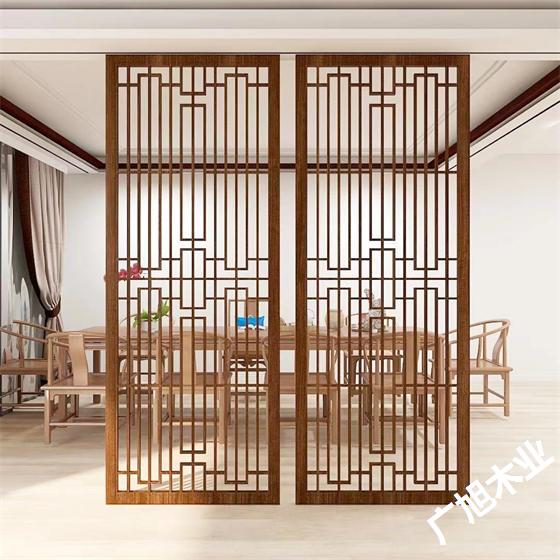 實木雕刻屏風