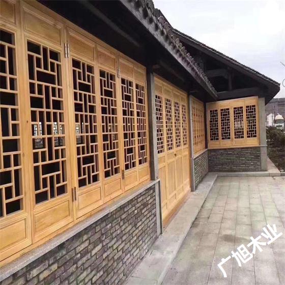 客戶反饋仿古木雕花格門(mén)窗案例